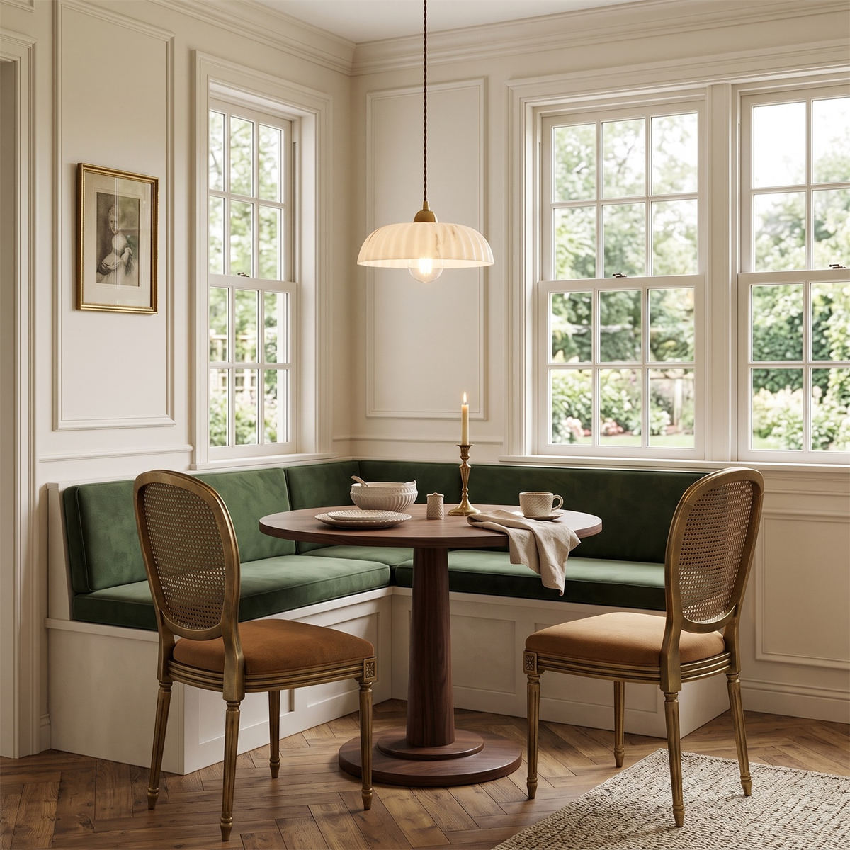 Orielle Alabaster Effect Pendant Light