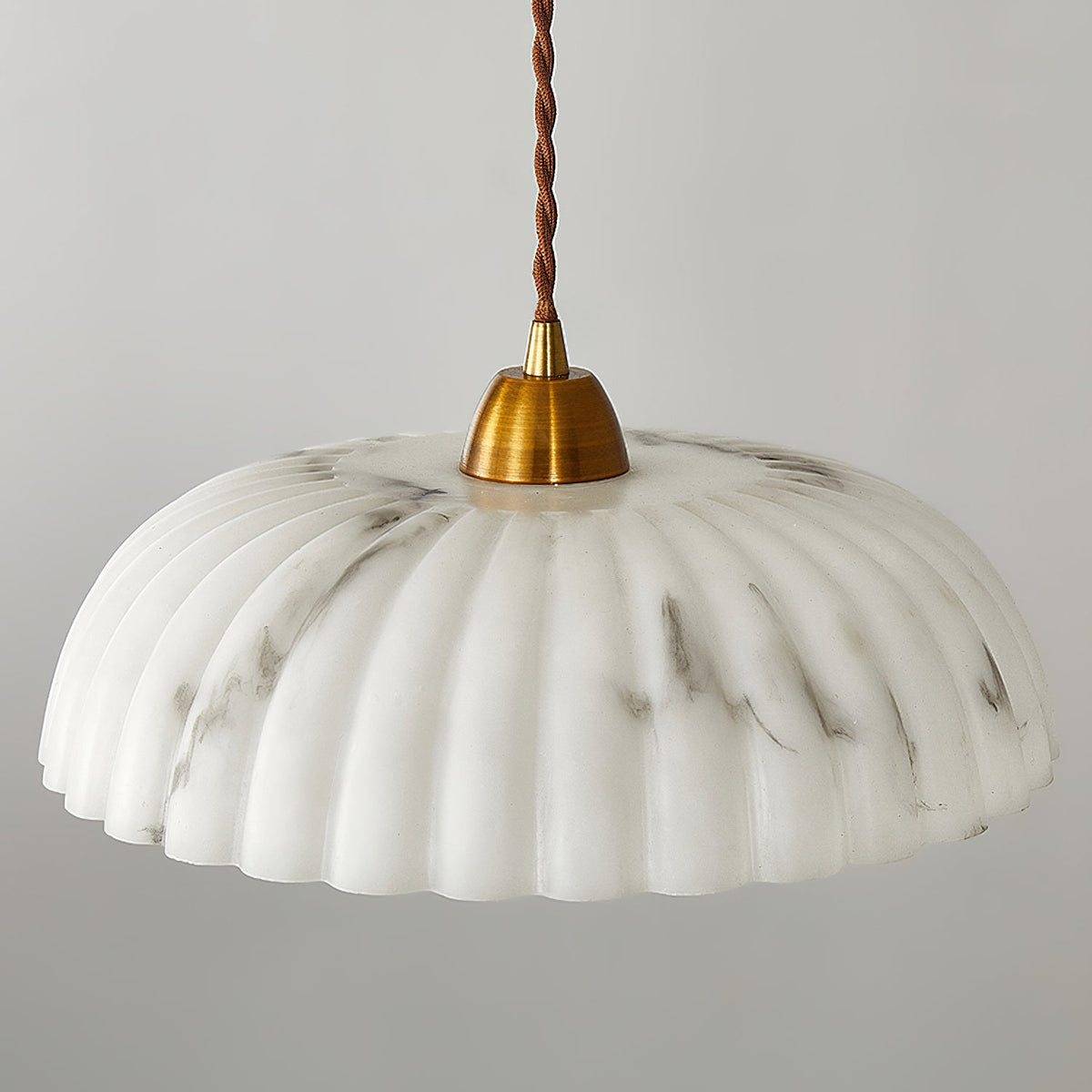 Orielle Alabaster Effect Pendant Light