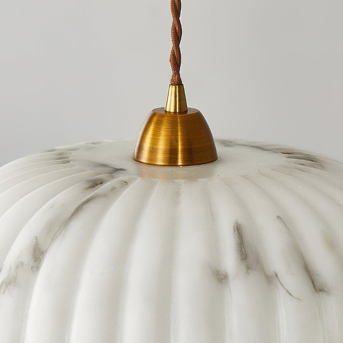 Orielle Alabaster Effect Pendant Light