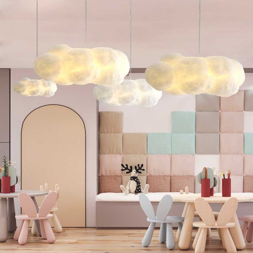 Nimbus Cotton Cloud Pendant Light