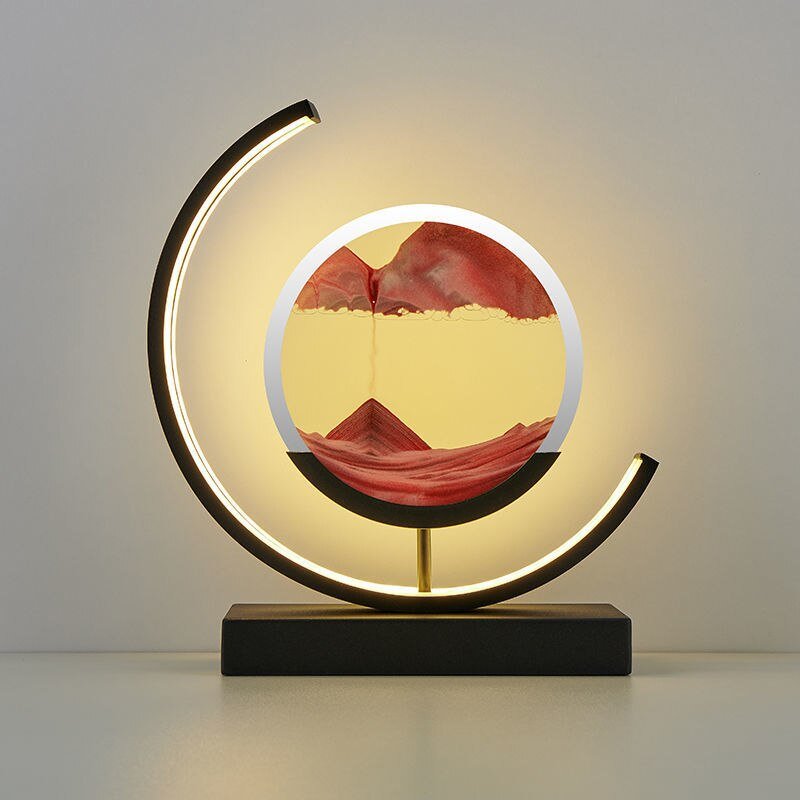 Sandlight Quicksand LED Table Lamp with Moving Sand Art