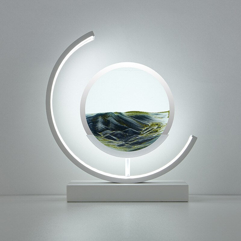 Sandlight Quicksand LED Table Lamp with Moving Sand Art