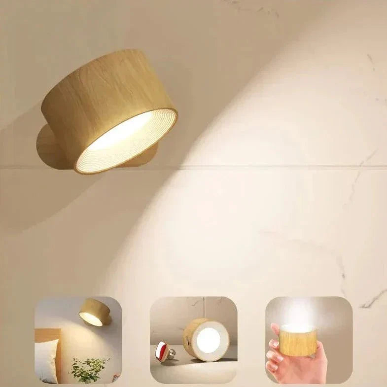 Rechargeable LED Wall Light with Touch or Remote Control