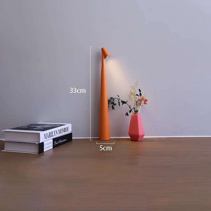 Glowora Rechargeable LED Table Lamp with Touch Dimmer