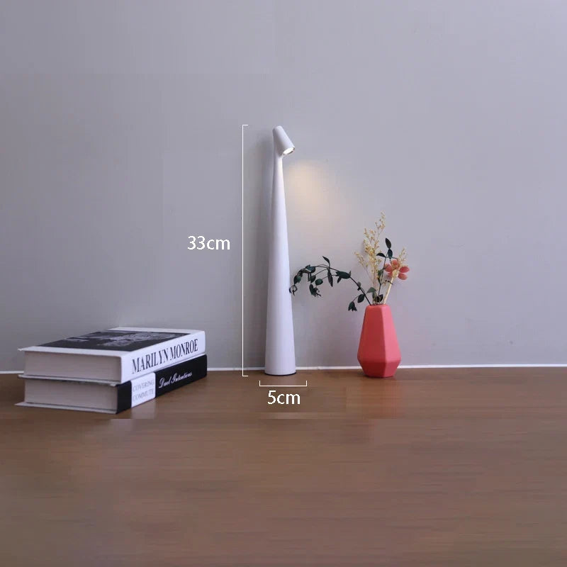 Glowora Rechargeable LED Table Lamp with Touch Dimmer