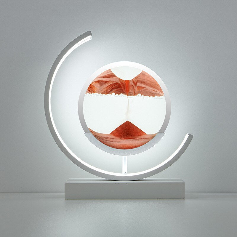 Sandlight Quicksand LED Table Lamp with Moving Sand Art