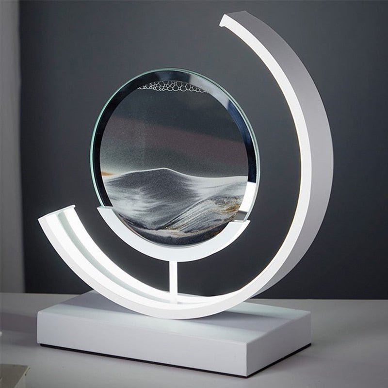 Sandlight Quicksand LED Table Lamp with Moving Sand Art