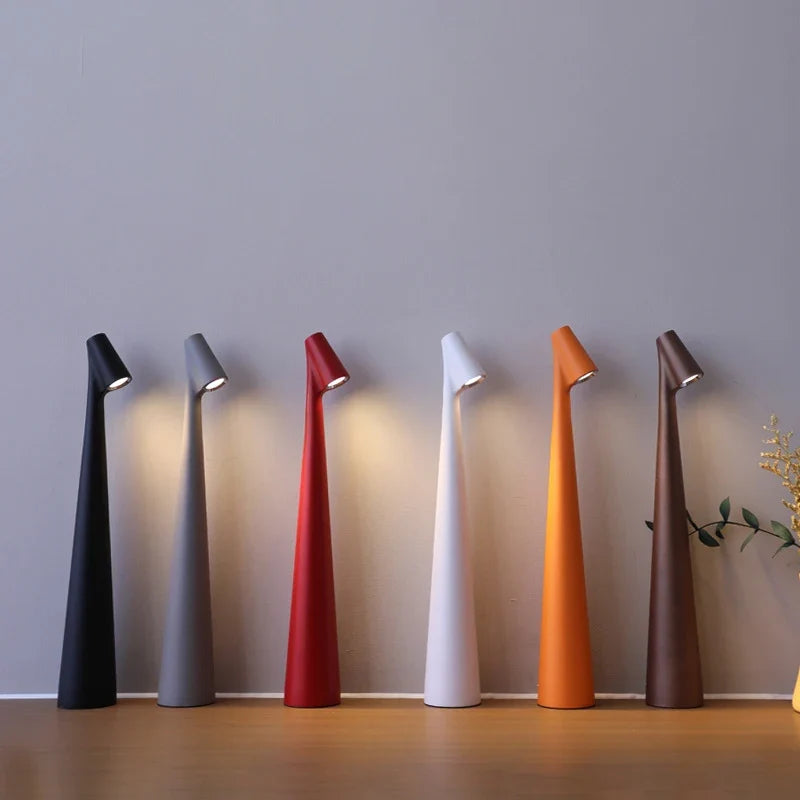 Glowora Rechargeable LED Table Lamp with Touch Dimmer