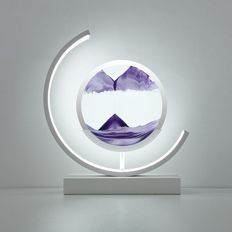 Sandlight Quicksand LED Table Lamp with Moving Sand Art