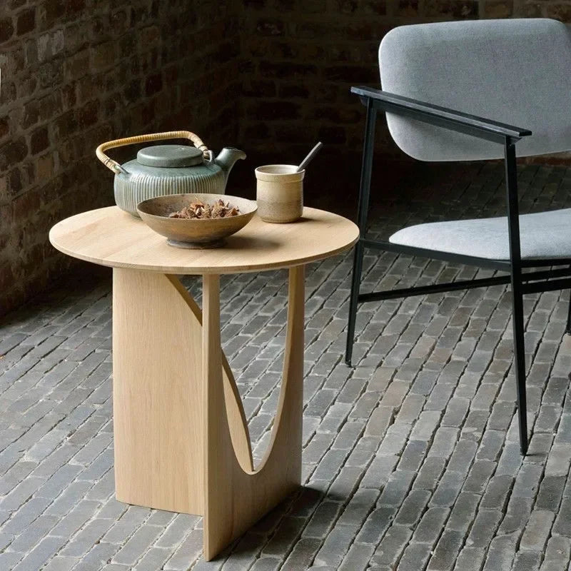 Cecilia Solid Wood Side Table
