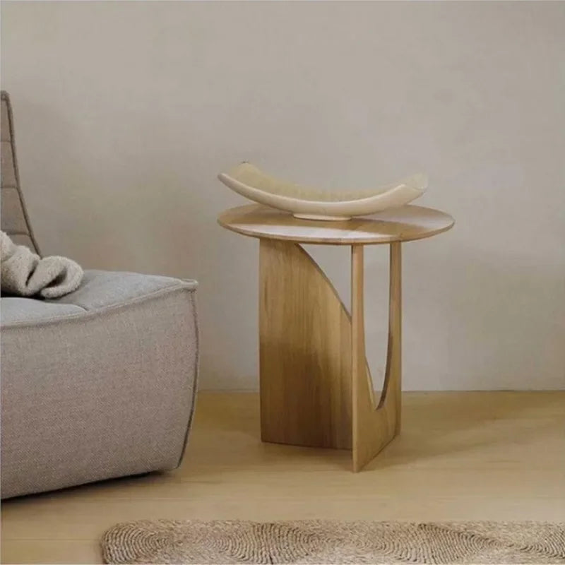 Cecilia Solid Wood Side Table