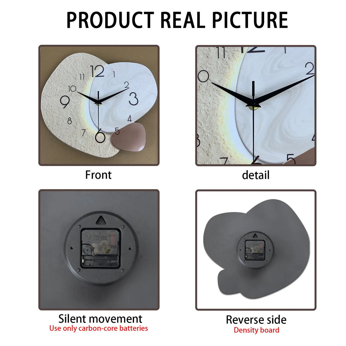 TempoStone Modern Silent Wall Clock