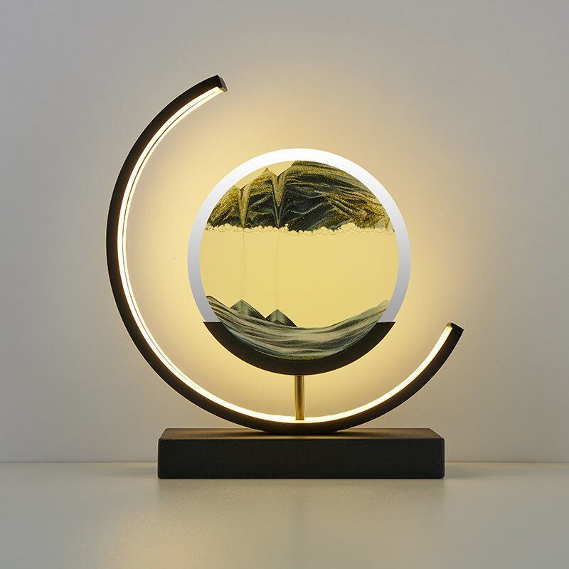 Sandlight Quicksand LED Table Lamp with Moving Sand Art