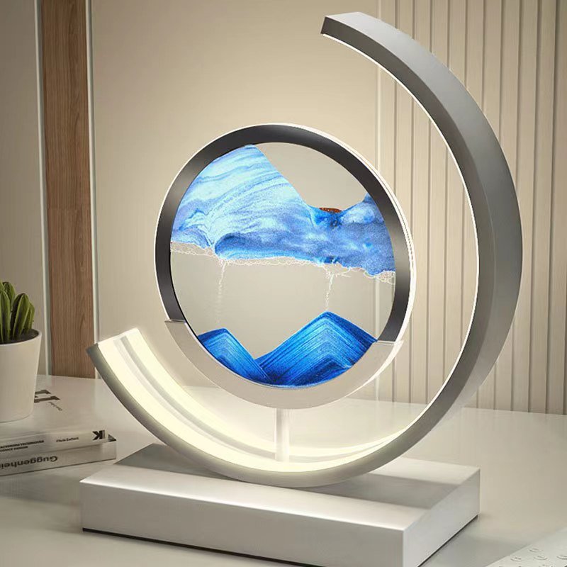 Sandlight Quicksand LED Table Lamp with Moving Sand Art