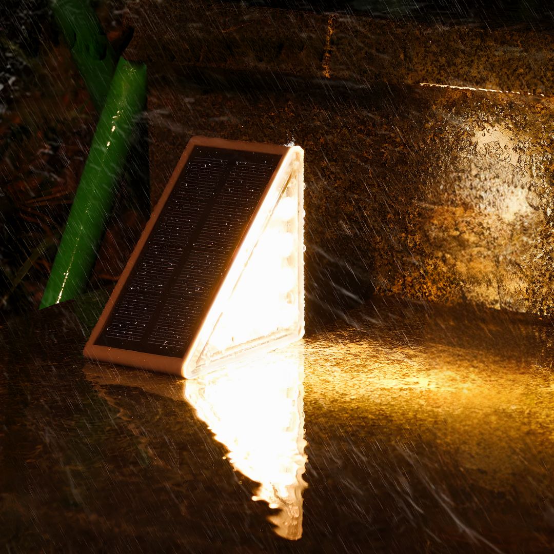 Solene Solar LED Stair Lights (Pack of 2)