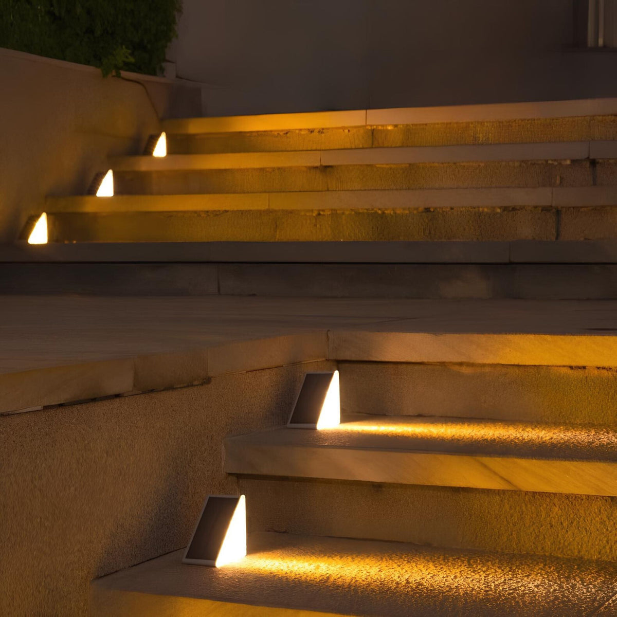 Solene Solar LED Stair Lights (Pack of 2)