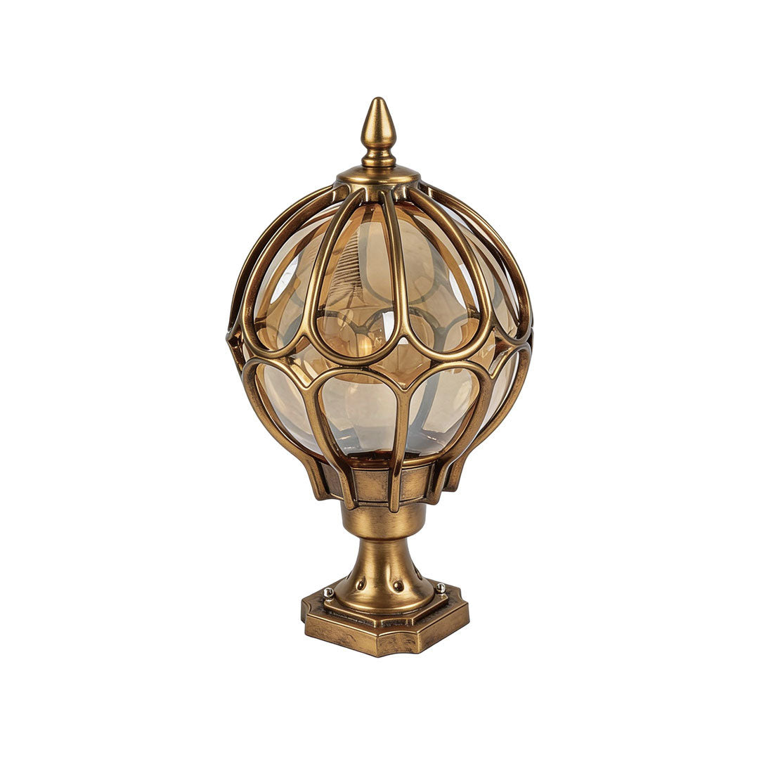 Harrow Globe Pillar Light