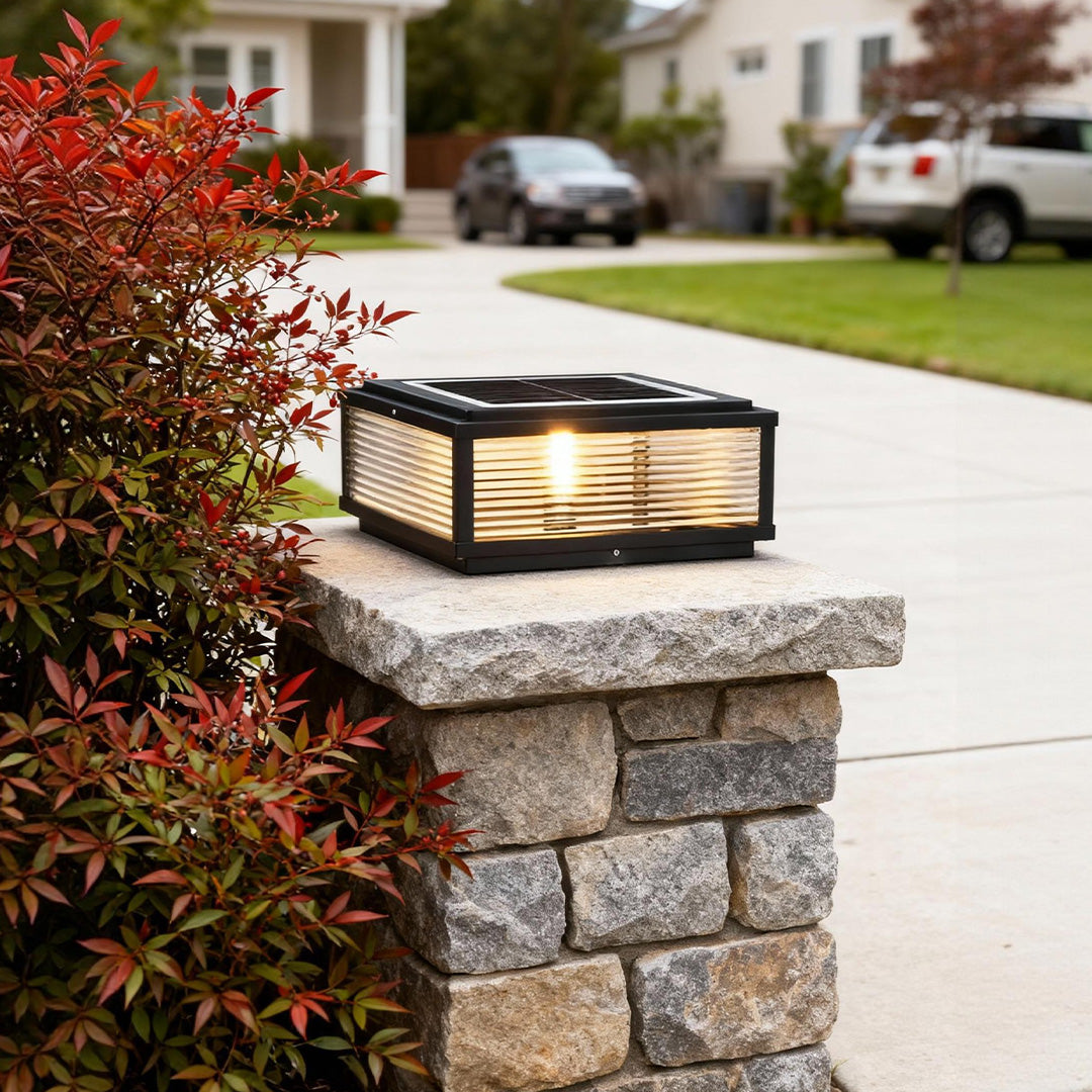 Castell Ribbed Pillar Light