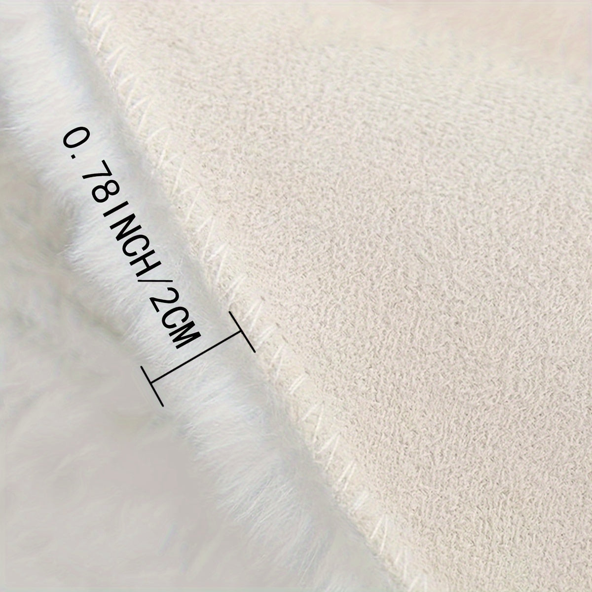 Cloud Comfort Round Bubble Rug in Soft Fleece
