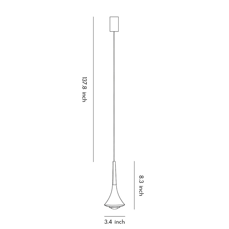 Liora Teardrop Mini Pendant Light