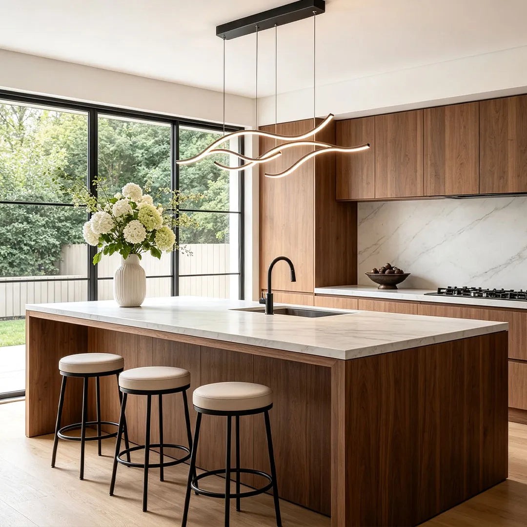 Veyra Curved LED Pendant Light