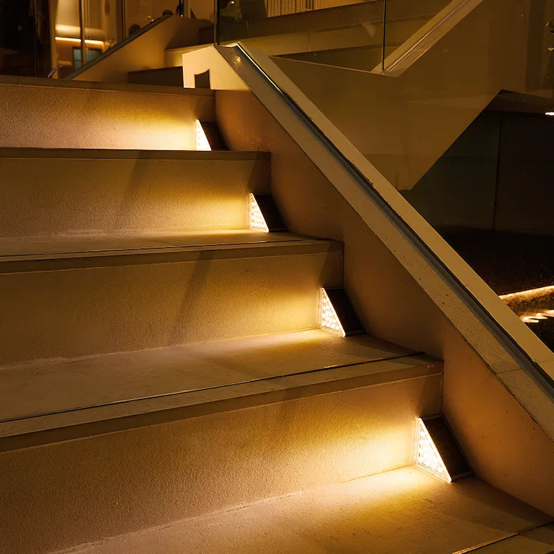 Solene Solar LED Stair Lights (Pack of 2)