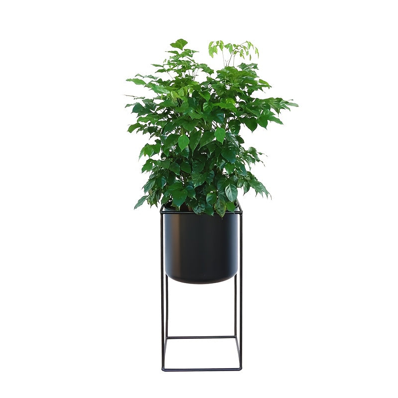 Modern Rectangular Metal Indoor Plant Stand