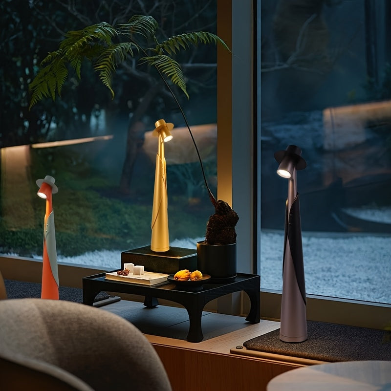 Rechargeable LED Hat Lamp with Touch Dimming