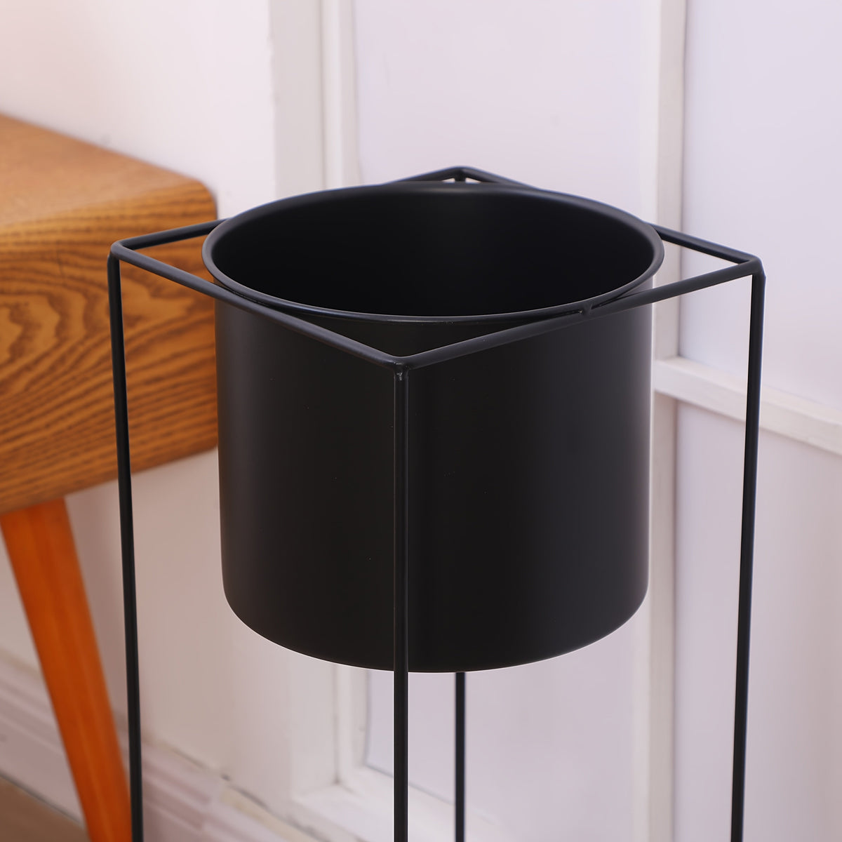 Modern Rectangular Metal Indoor Plant Stand