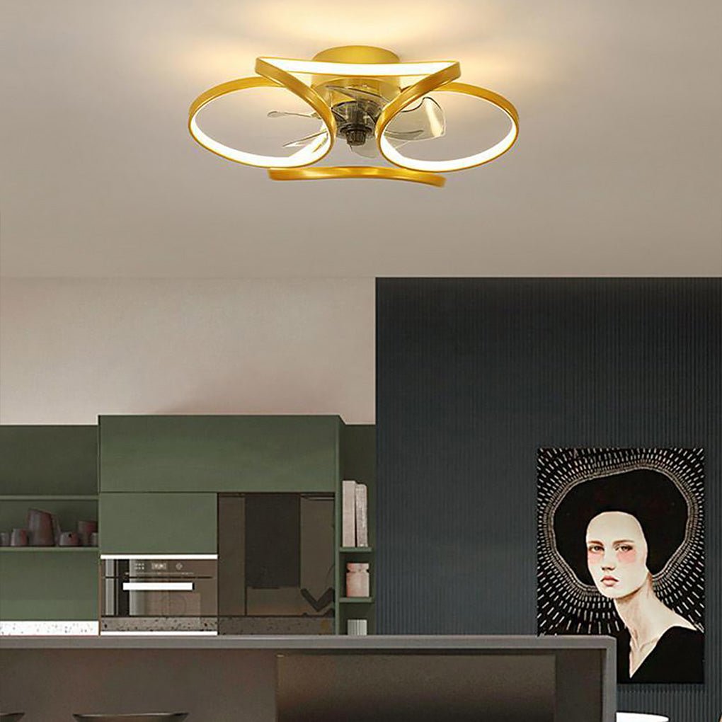 Fiorella Flower Ceiling Fan Light
