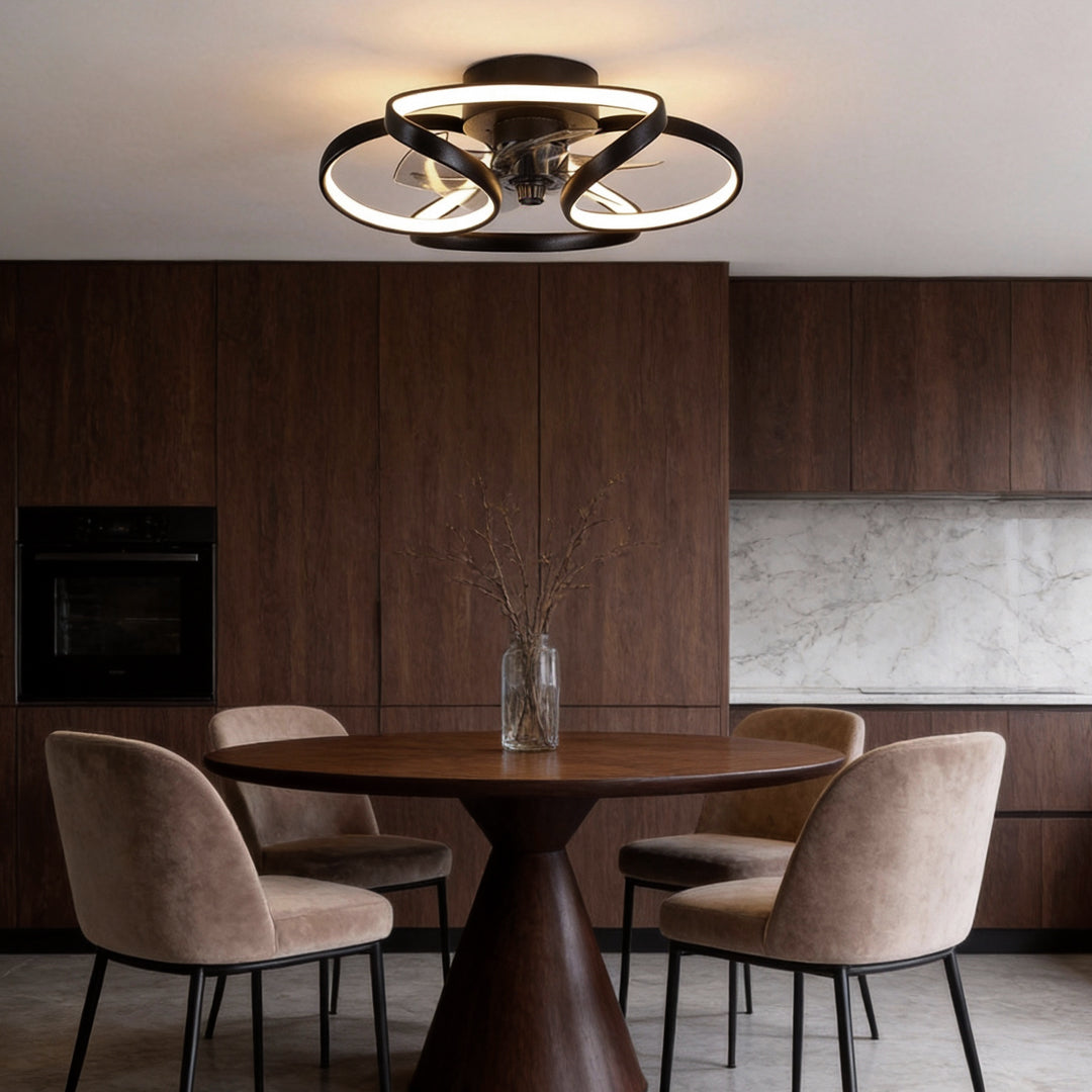 Fiorella Flower Ceiling Fan Light