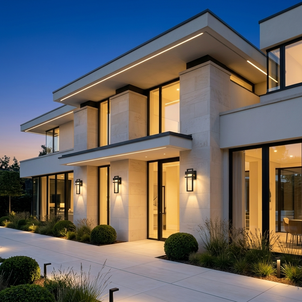 Northgate Linear LED Outdoor Wall Light for Entrances