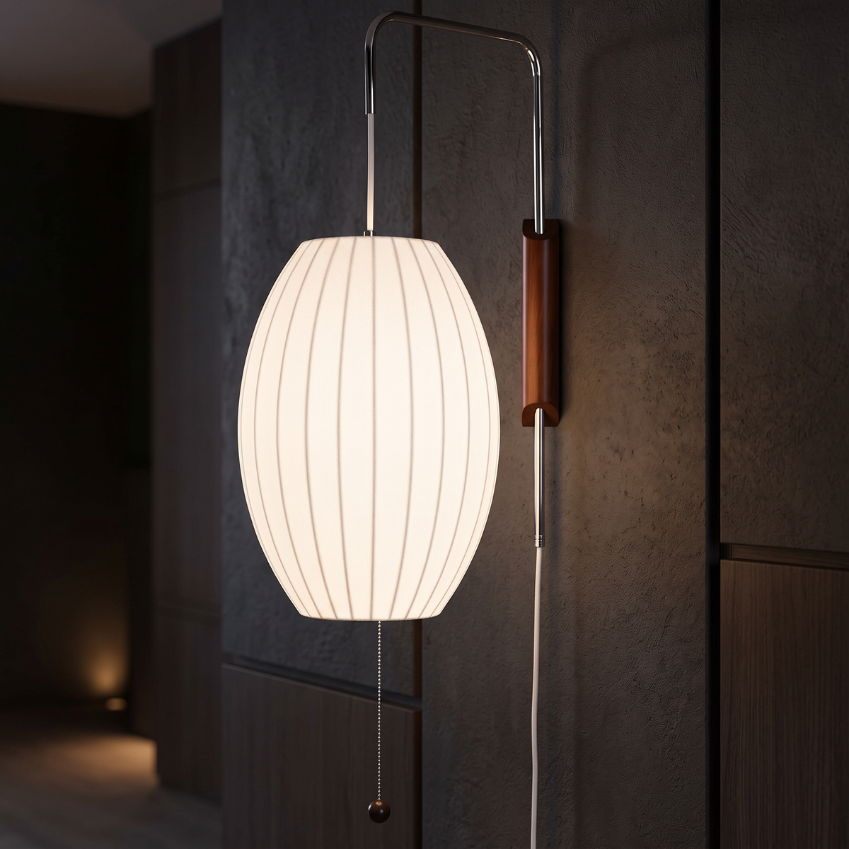 hf-fix-372 Nelson Bubble Wall Sconce, dark luxury interior