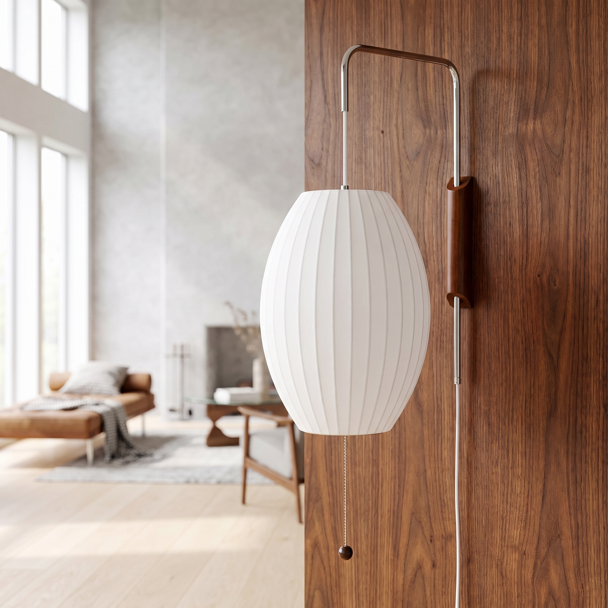 hf-fix-372b Nelson Bubble Wall Sconce, bright luxury interior dark wall