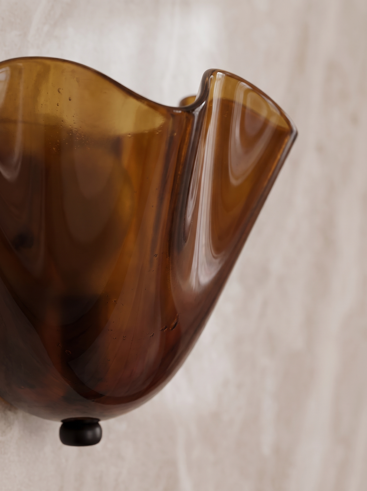 Vistia Frosted Glass Wall Lamp for Bedsides, French Charm material close up detail