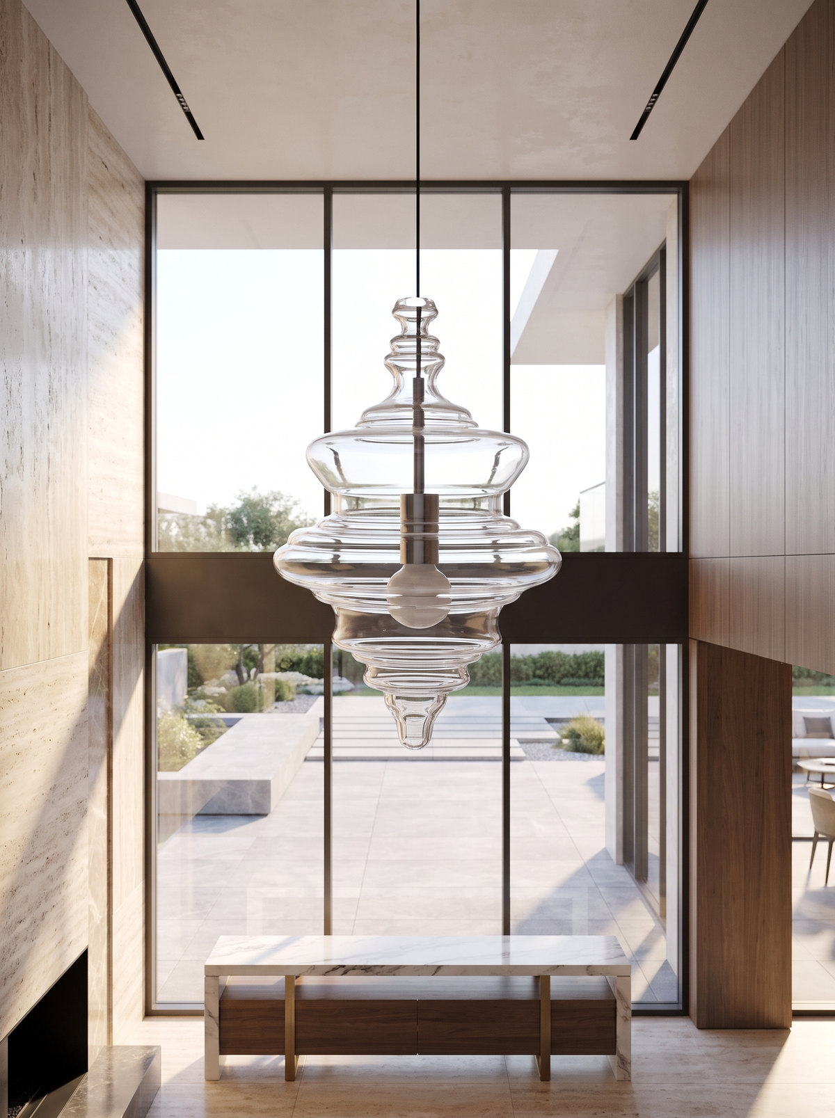 Neverending Glory Pendant for Salons with Theatre Grandeur daylight scale