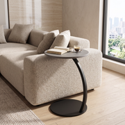 Quinn Sculpted Stone Side Table lifestyle