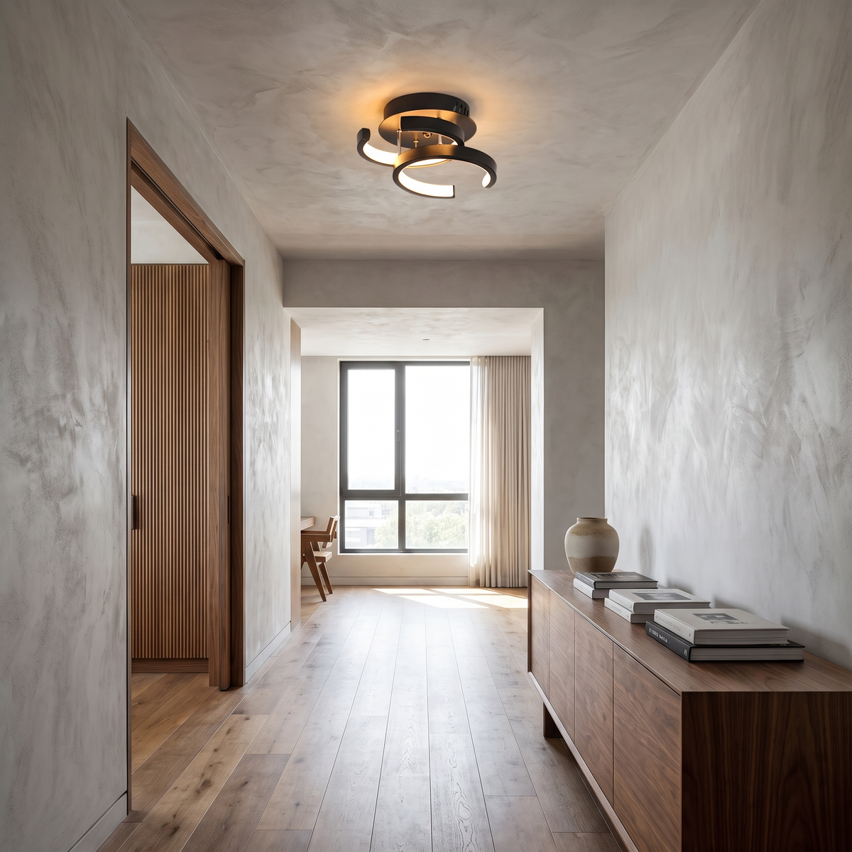 Wren Petite Flush Ceiling Light lifestyle