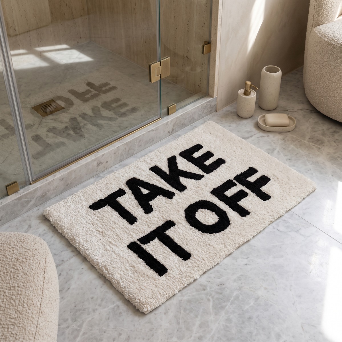 MokoMoko Take It Off Handcrafted Bath Mat