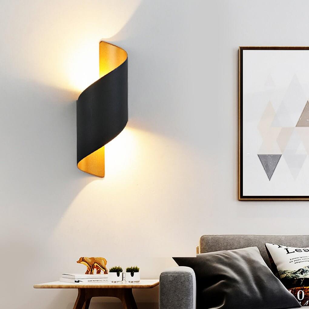 Torsa Spiral Outdoor Wall Light