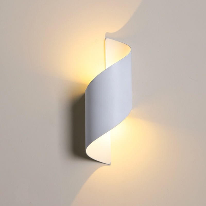 Torsa Spiral Outdoor Wall Light