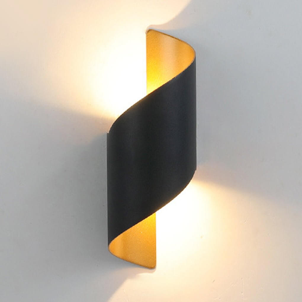 Torsa Spiral Outdoor Wall Light
