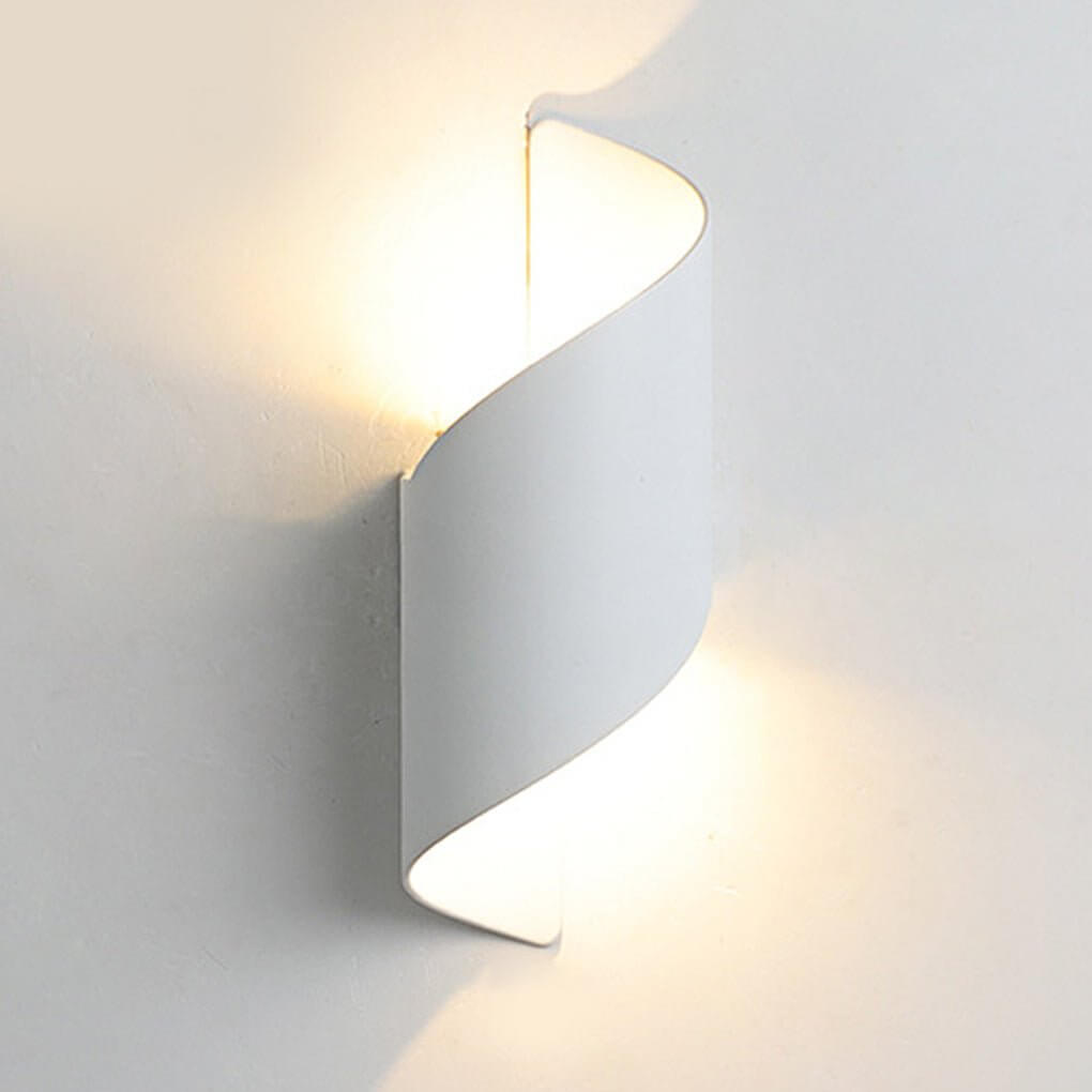 Torsa Spiral Outdoor Wall Light