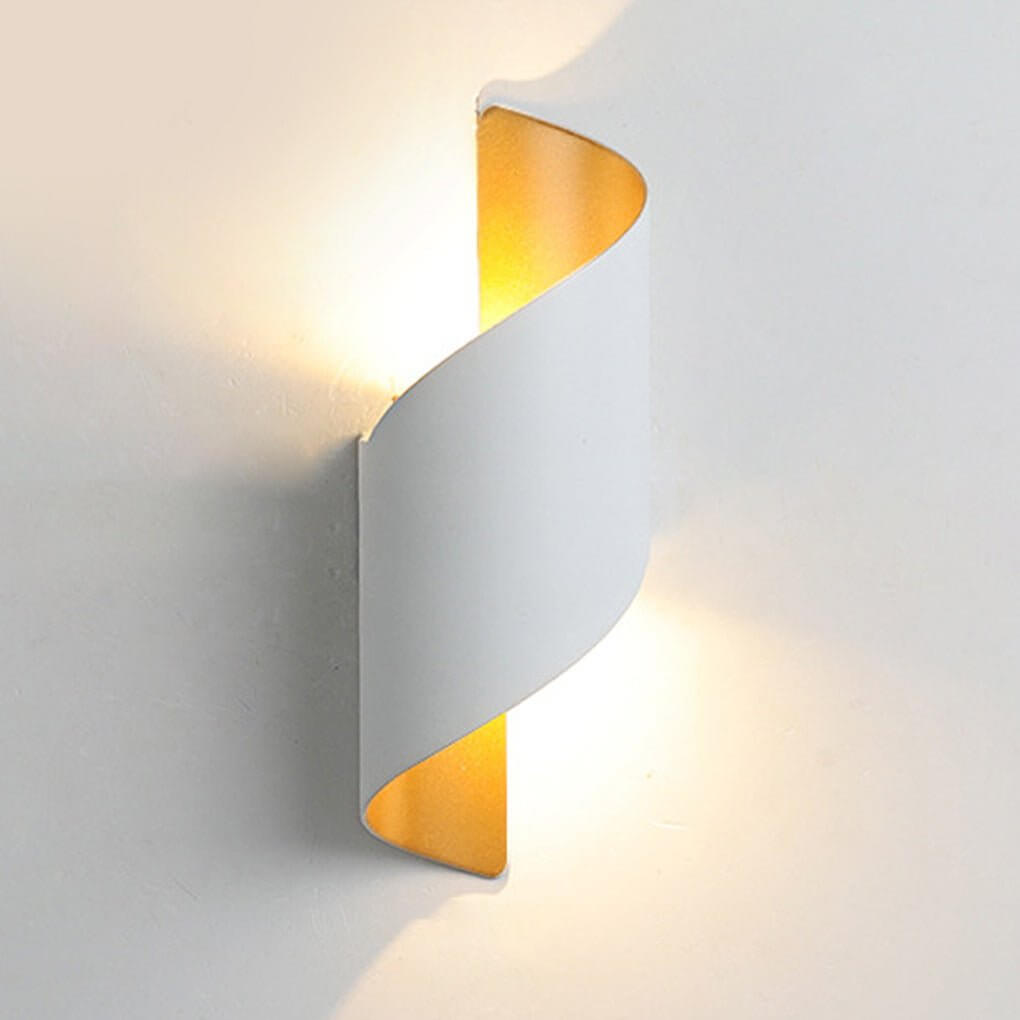 Torsa Spiral Outdoor Wall Light