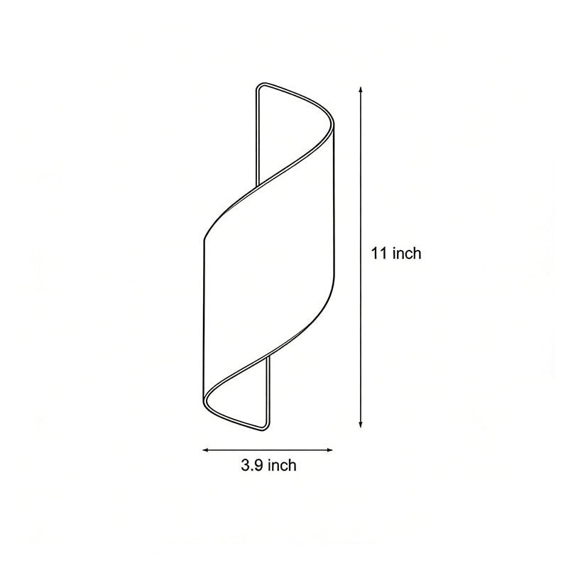 Torsa Spiral Outdoor Wall Light