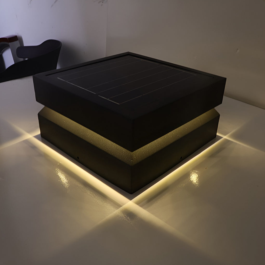 Solvik Square Deck Pillar Light