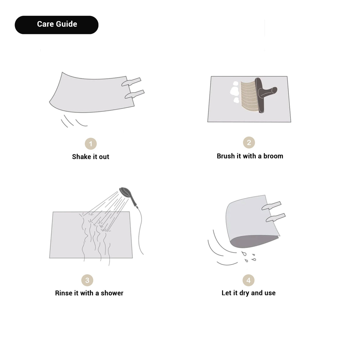 Take It Off Handcrafted Bath Mat