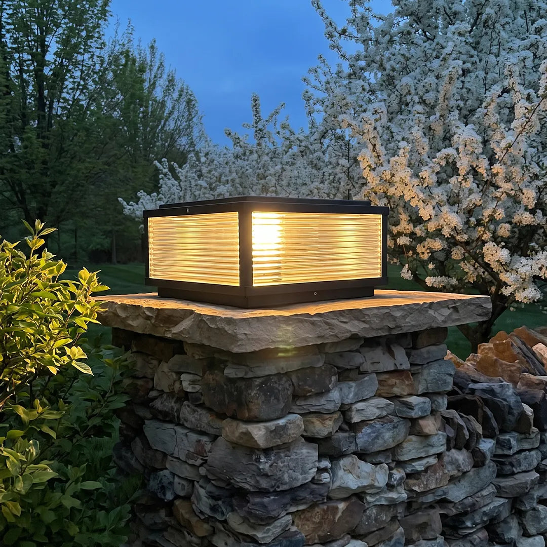 Castell Ribbed Pillar Light