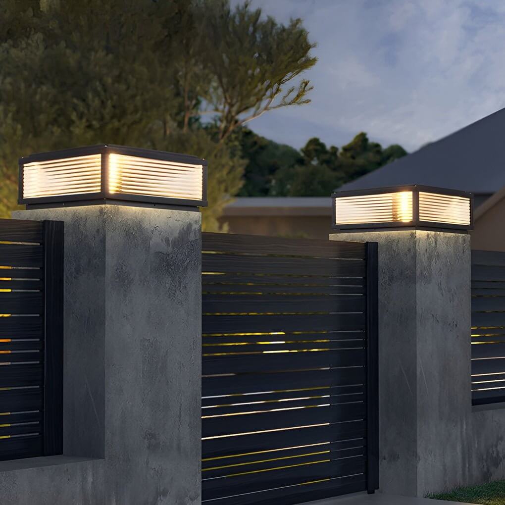 Castell Ribbed Pillar Light