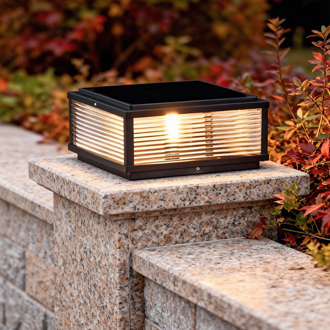 Castell Ribbed Pillar Light